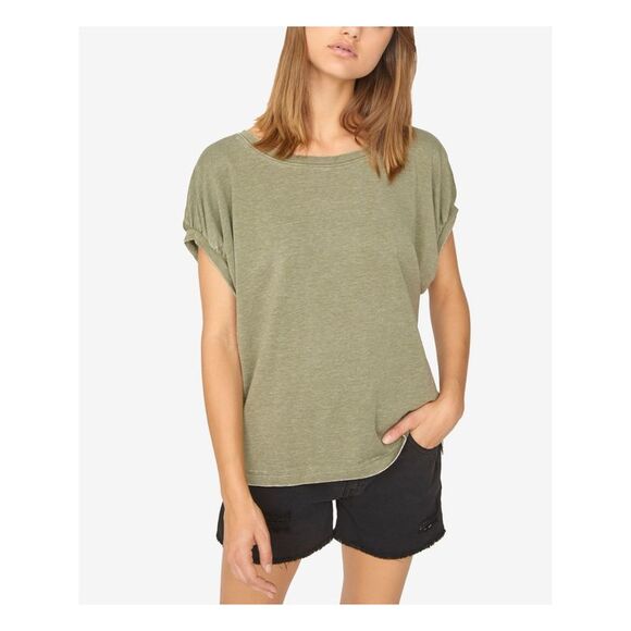SANCTUARY Tops - SANCTUARY Womens Green Short Sleeve T-Shirt S